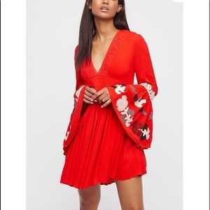 Free People So In Love Embroidered Tunic